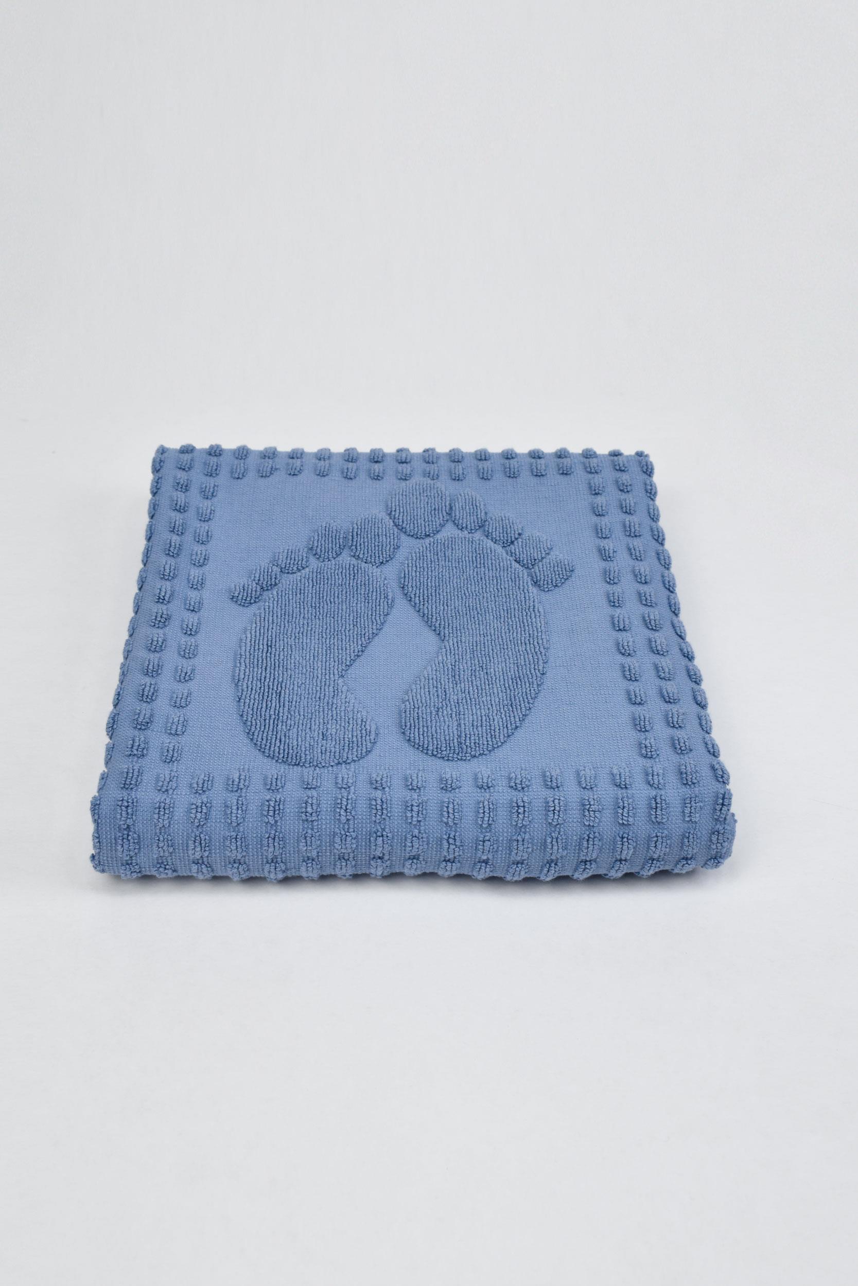 Winter Soft Ayak Havlusu - Banyo Paspası 50x70 - Mavi