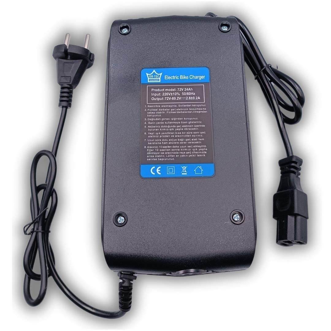 BİCOMAX 72V 24AH ELEKTRİKLİ MOTOSİKLET ŞARJ ALETİ