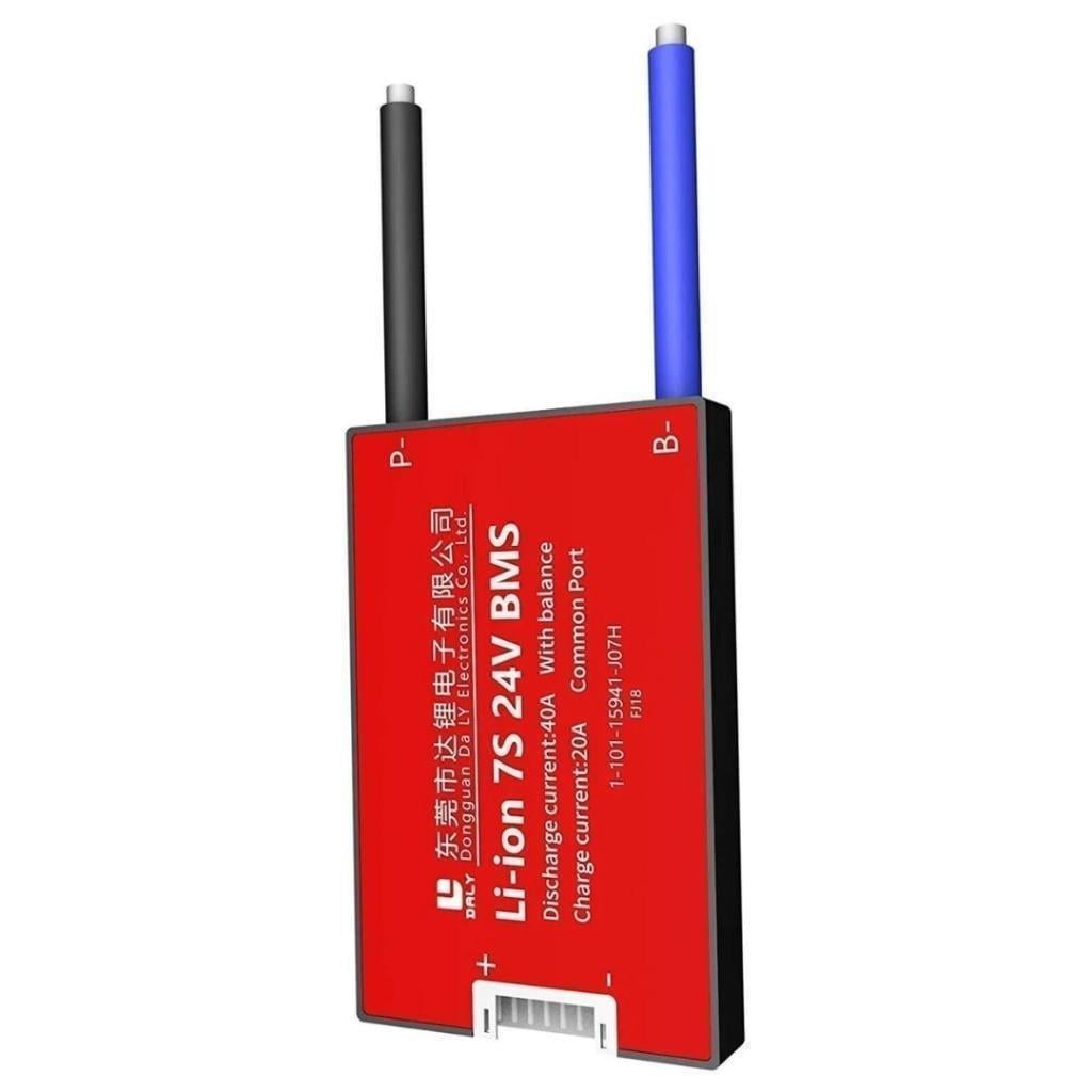 DALY BMS Li-ion 7S 24V 40A Balanslı Ortak Port