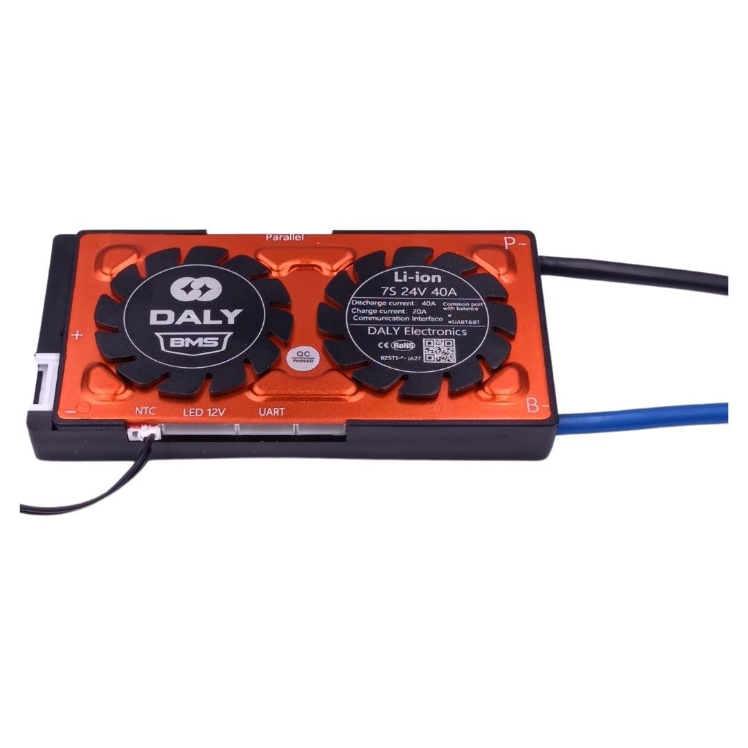 Daly BMS Li-ion 7S 24V 40A Balanslı - Ortak Port