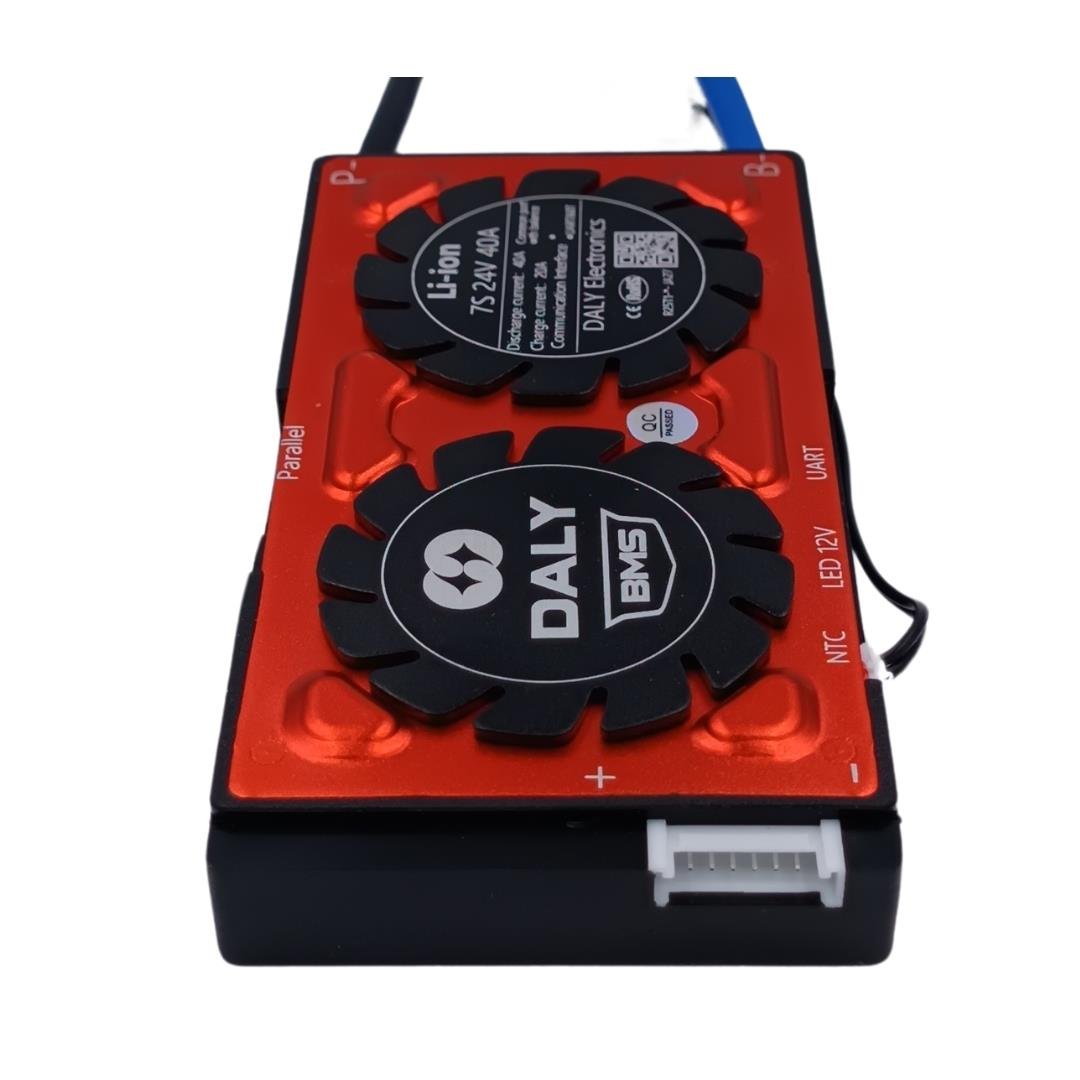 Daly BMS Li-ion 7S 24V 40A Balanslı - Ortak Port