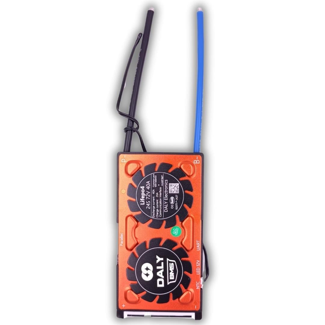 Daly Bms LiFePO4 Smart 20S 72V 40A Balanslı - Ortak Port
