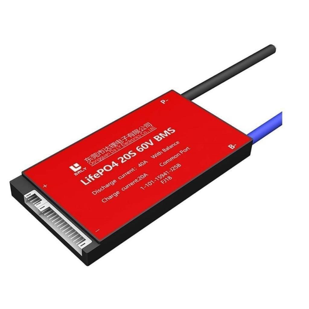 DALY LiFePO4 BMS 20S 60V 40A Balanslı Ortak Port