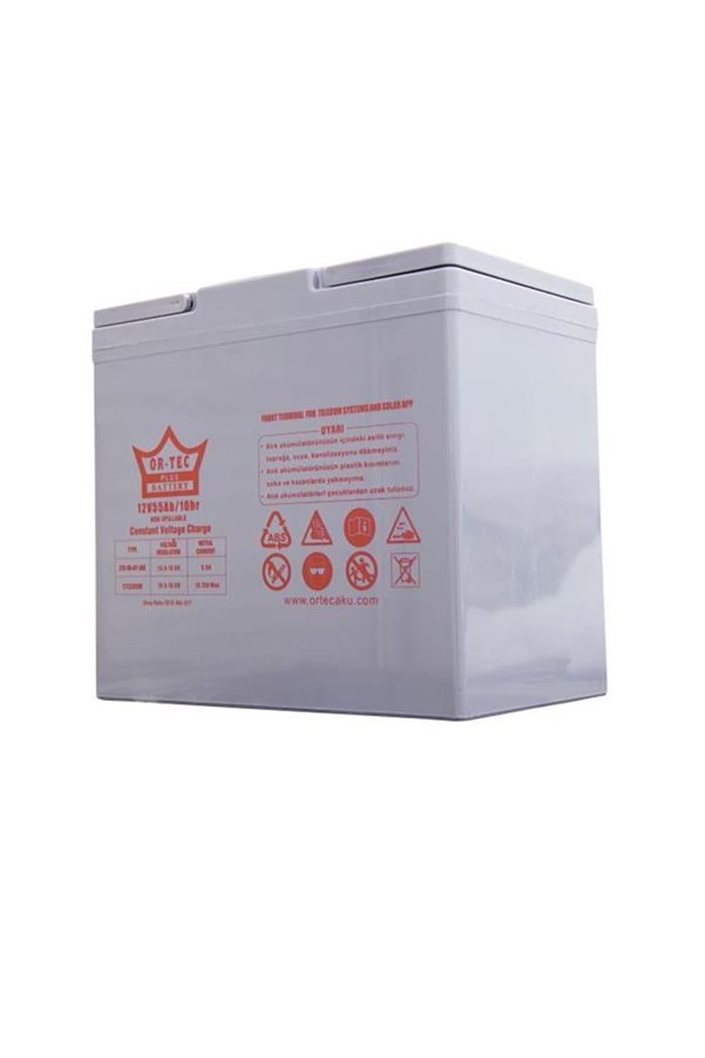 ORTEC 12V 55AH ENGELLİ ARAÇ AKÜSÜ
