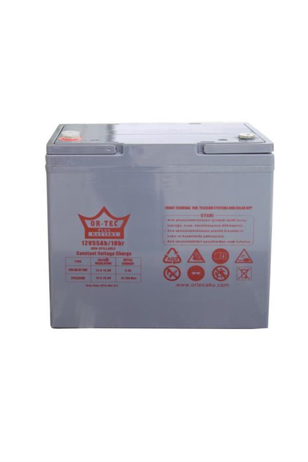 ORTEC 12V 55AH ENGELLİ ARAÇ AKÜSÜ