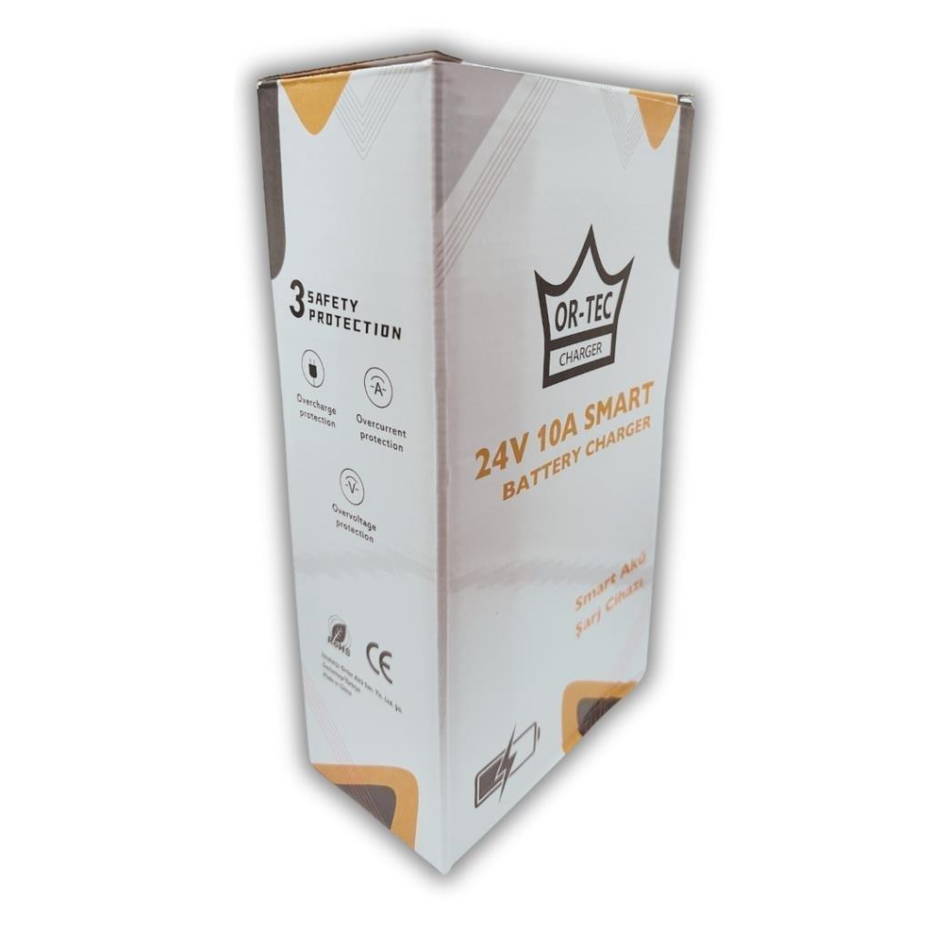 ORTEC 24V 10 A Engelli Araç Sandalye Akıllı Şarj Aleti