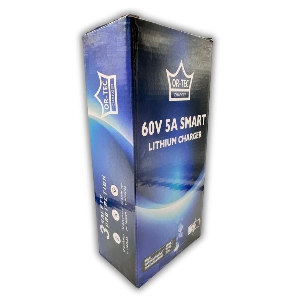 ORTEC 60V 5A Li-Ion ve LiFePO4 Akıllı Lityum Akü Şarj Cihazı