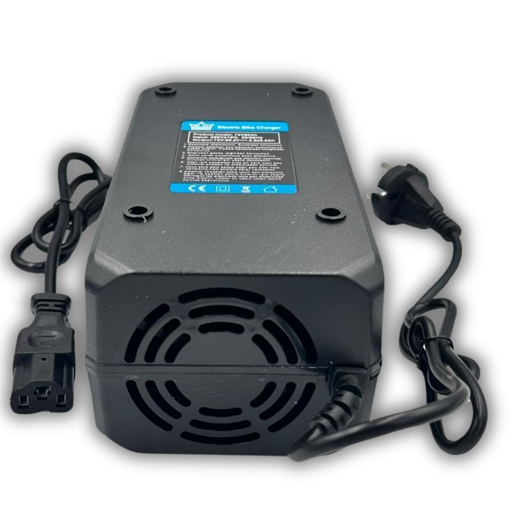 ORTEC 72v 60-80ah Şarj Cihazı Üç Teker Kasalı Elektrikli Bisiklet Şarj Aleti