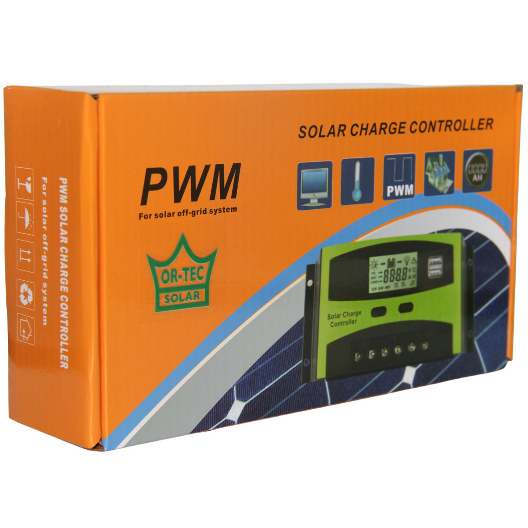ORTEC SOLAR 12/24V 40A PWM ŞARJ KONTROL CİHAZI