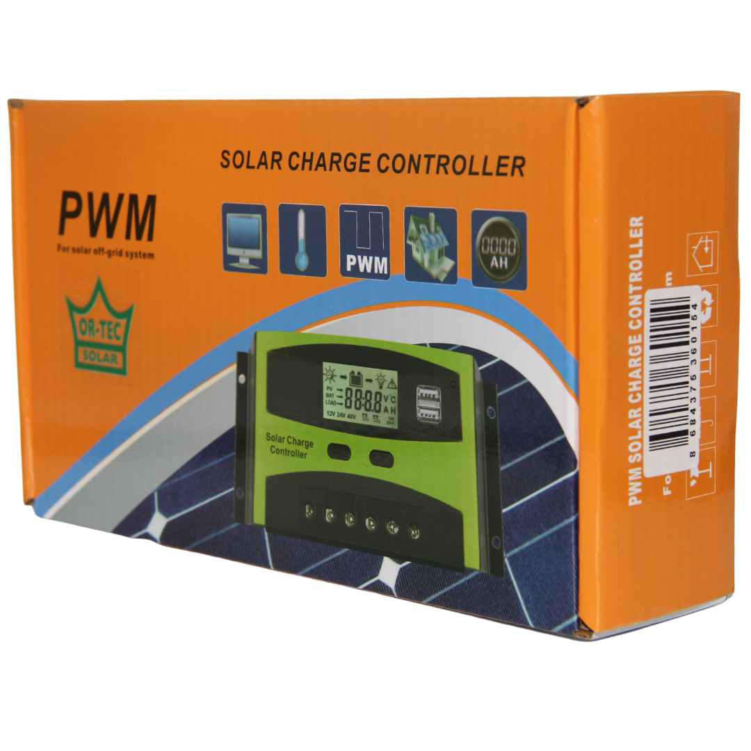 ORTEC SOLAR 12/24V 40A PWM ŞARJ KONTROL CİHAZI