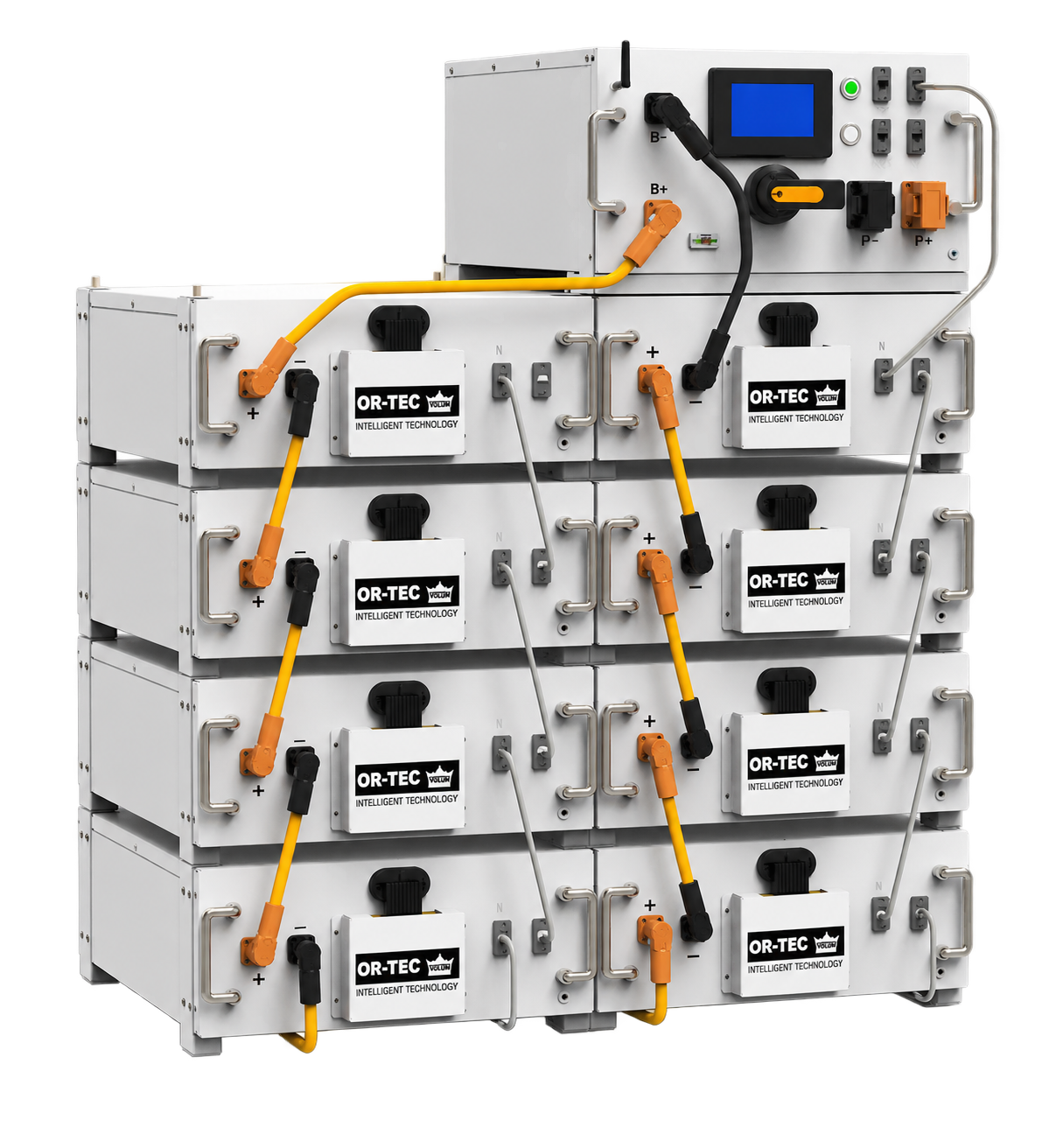 Ortec Solar 30 kWh 307.2V 100Ah Yüksek Voltaj Enerji Depolama