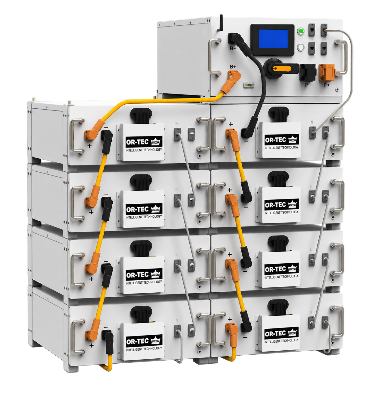 Ortec Solar 40 kWh 409.6V 100Ah Yüksek Voltaj Enerji Depolama