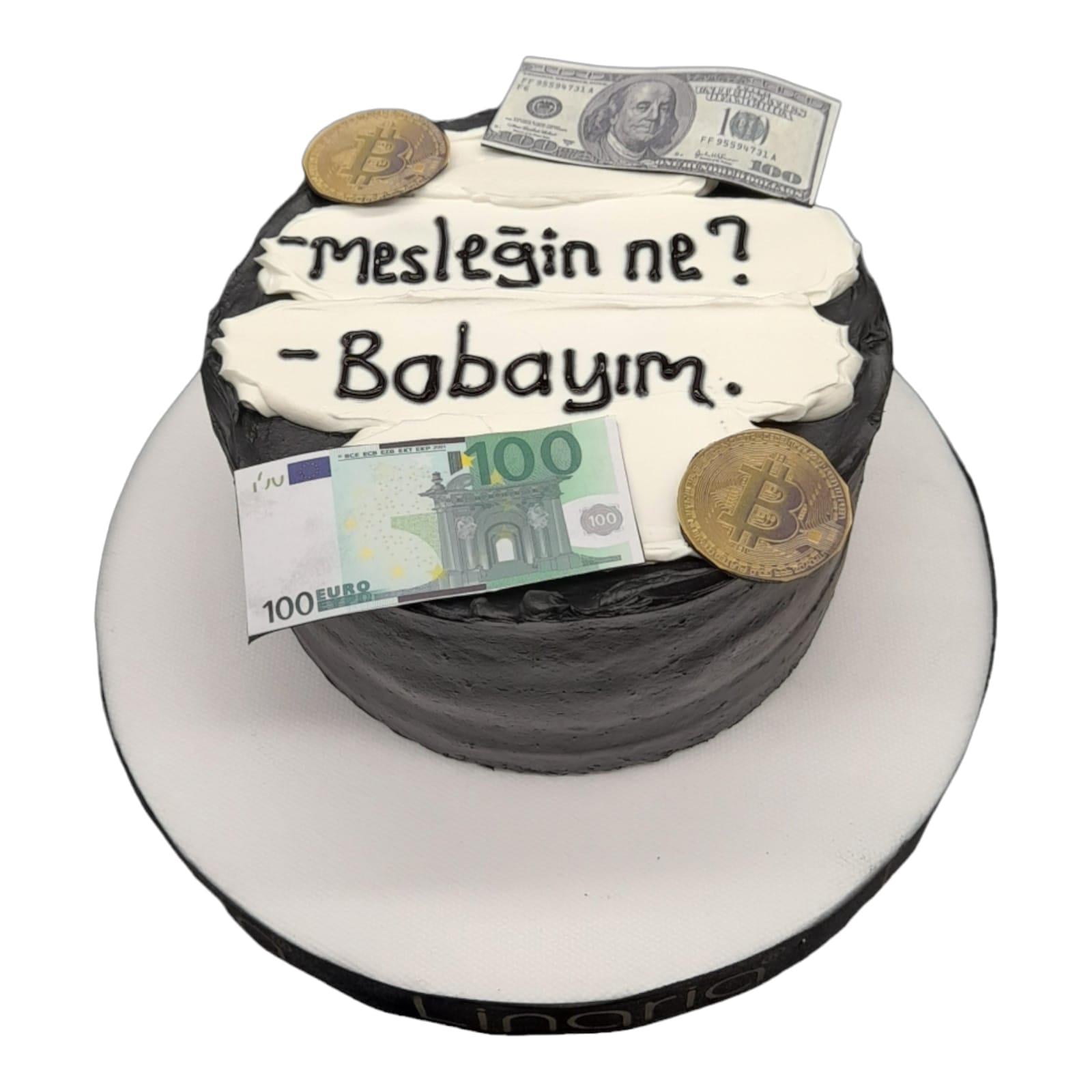 Babayım Yazılı Pasta
