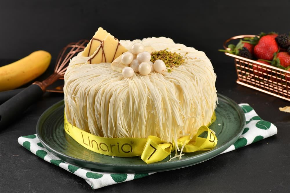 Beyaz Çikolatalı Muzlu Pasta