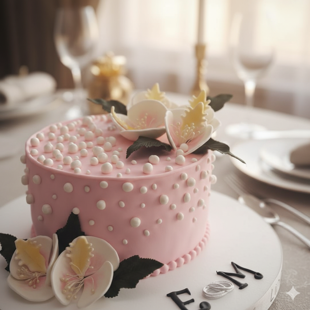 Nişan  Pastası  Pembe