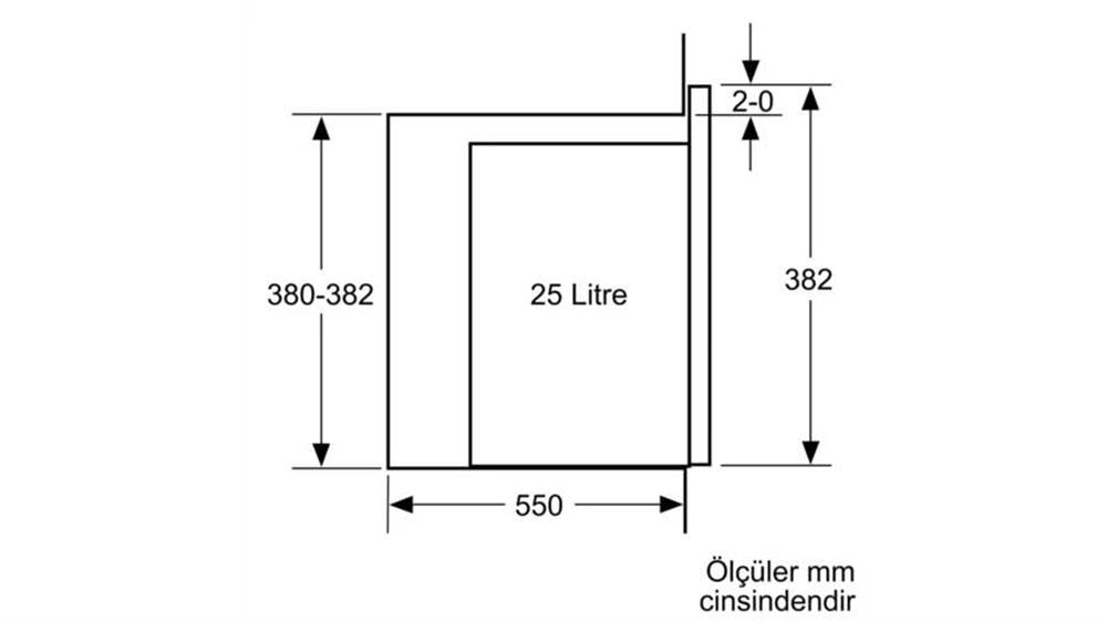 Bosch BEL554MS0 Ankastre Mikrodalga