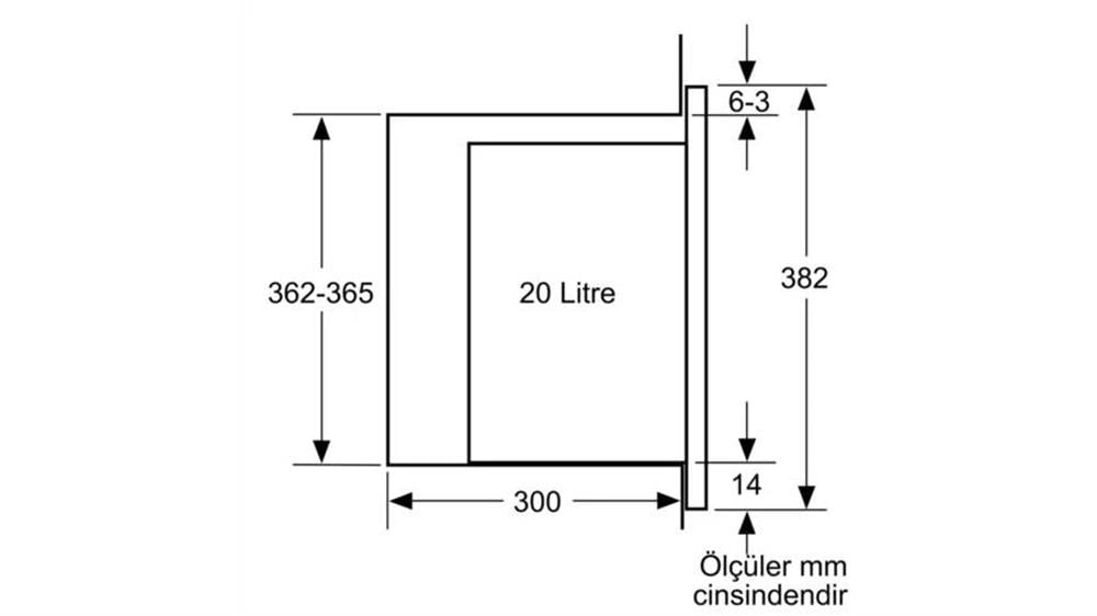 Bosch BFL520MS0 Ankastre Mikrodalga