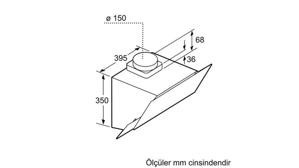 Bosch DWK065G60T Davlumbaz