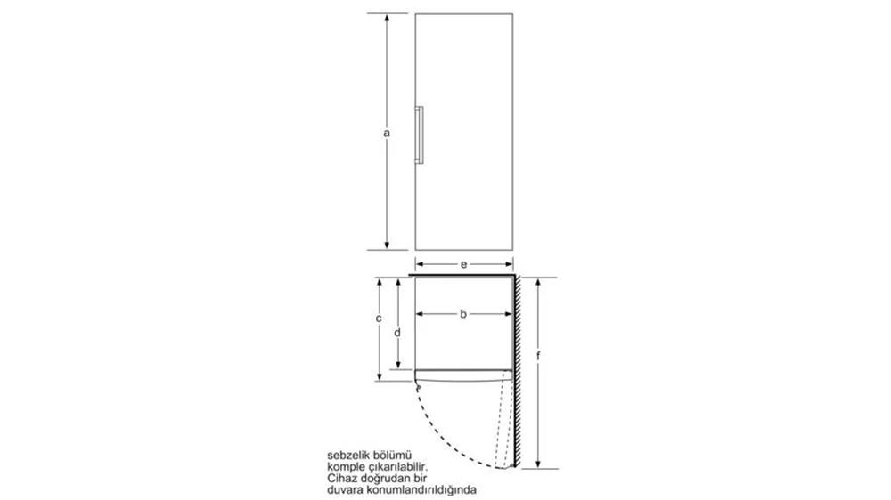 Bosch GSV24VWF0N Derin Dondurucu