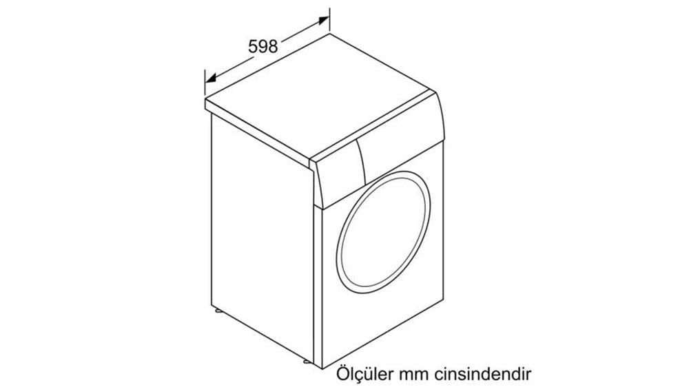 Bosch WGB254AXTR Çamaşır Makinesi