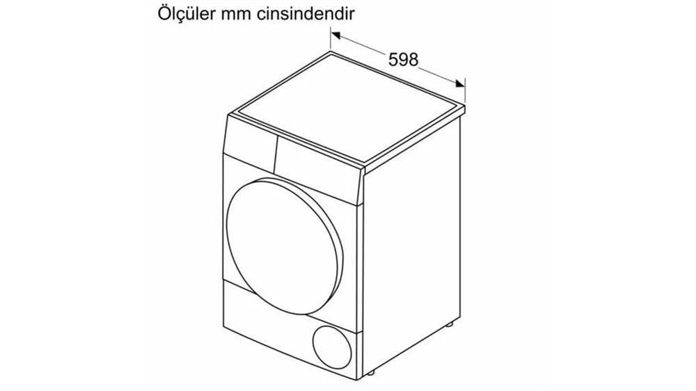 Bosch WQG244C1TR Kurutma Makinesi