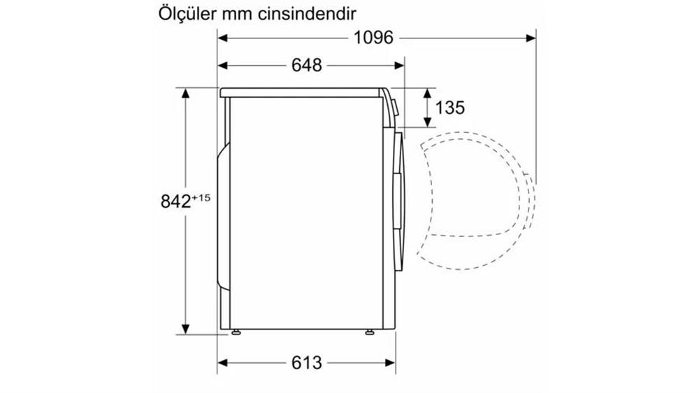 Bosch WQG244C1TR Kurutma Makinesi