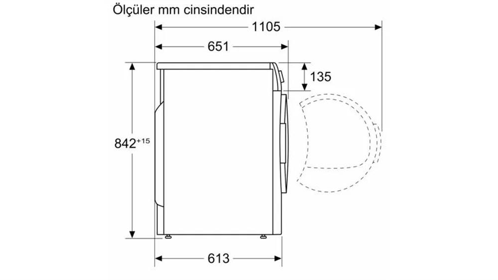 Bosch WTX87EH0TR Kurutma Makinesi