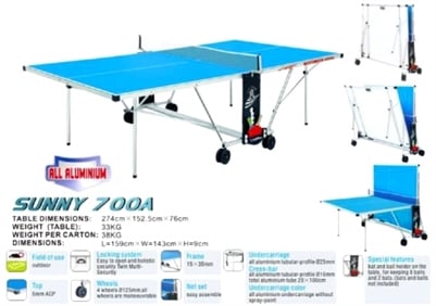 GIANT DRAGON SUNNY 700A OUTDOOR MASA TENİSİ MASASI