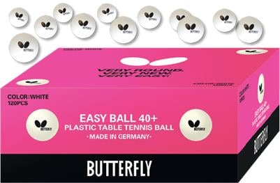 BUTTERFLY EASYPLAY 40+ PLASTİK ANTRENMAN TOPU BEYAZ 120 Lİ KUTU