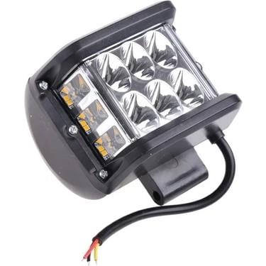 3 MODLU TURUNCU ÇAKARLI COMBO MOTOSİKLET SİS FARI TAKIMI 90W (45W+45W) YÜKSEK AYDINLATMA KALİTESİ + USBLİ AÇ KAPA BUTONU