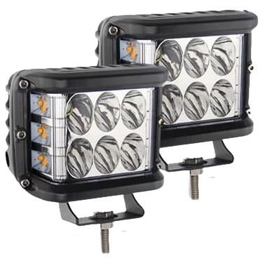 3 MODLU TURUNCU ÇAKARLI COMBO MOTOSİKLET SİS FARI TAKIMI 90W (45W+45W) YÜKSEK AYDINLATMA KALİTESİ + USBLİ AÇ KAPA BUTONU