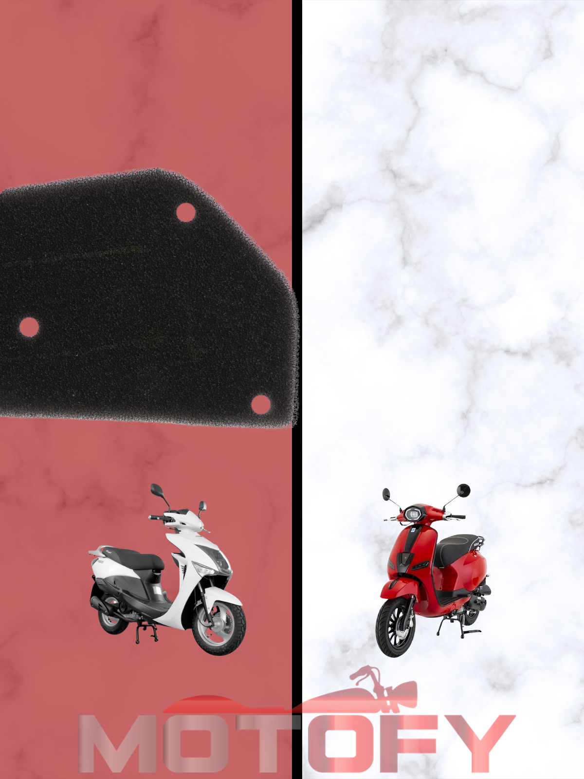 50 CC SCOOTER MOTOSİKLET HAVA FİLTRESİ - MONDİAL WİNG 50 REVOLT RS5