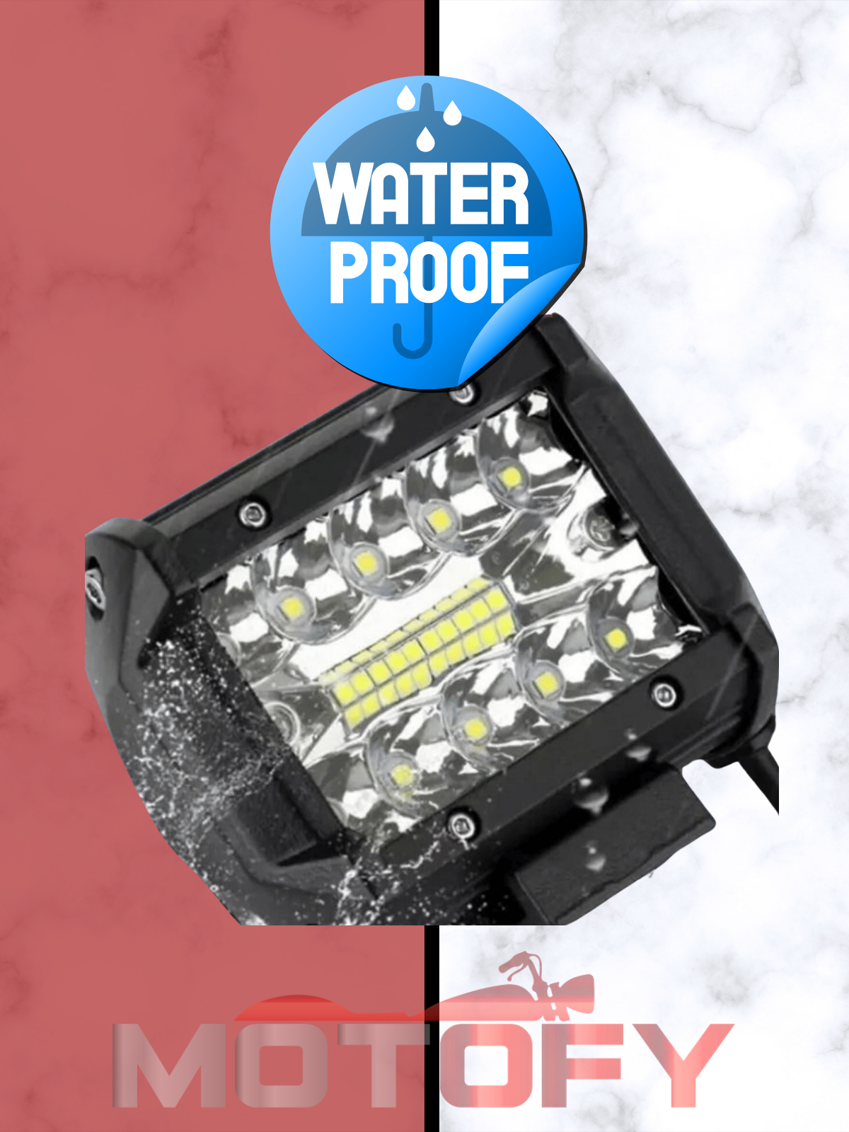 60 W  20 LED COMBO  OFF ROAD ÇALIŞMA LAMBASI MOTOSİKLET SİS FARI 2 ADET YÜKSEK AYDINLATMA KALİTESİ