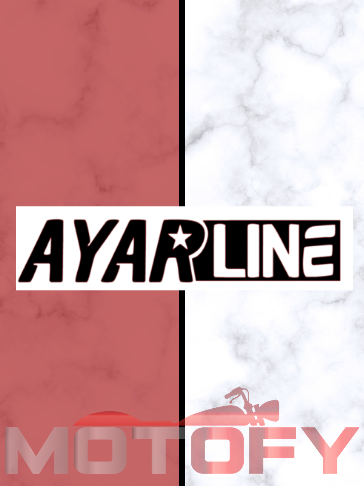 AYARLINE 20x4cm SİYAH ETİKET - STİCKER