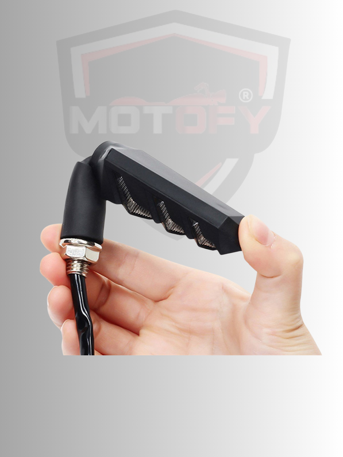 BEYAZ OK ANİMASYONLU MOTOSİKLET LED SİNYAL TAKIMI (2 ADET)