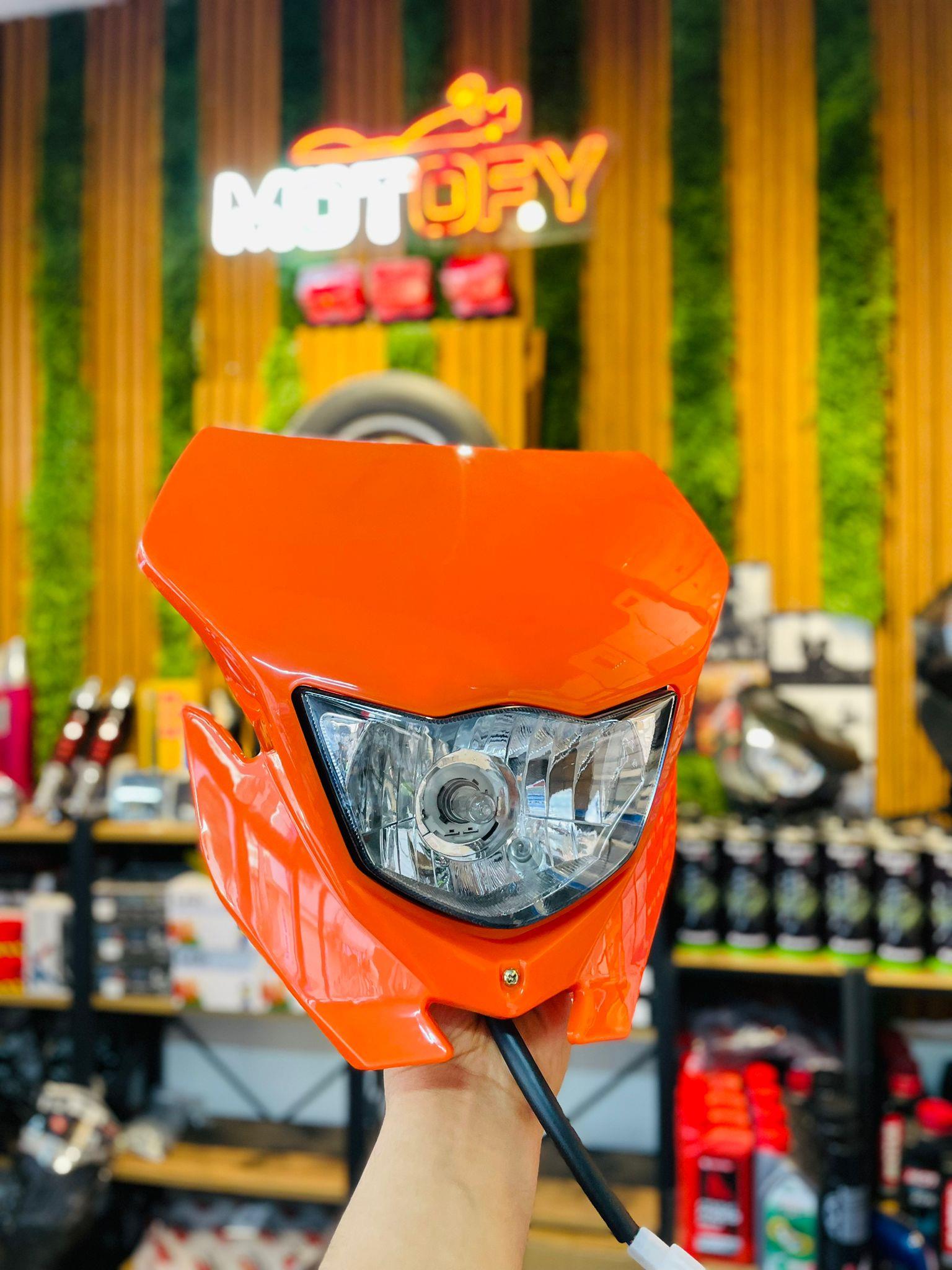 CROSS VE MODİFİYE YARASA ÖN FAR VE GRENAJI AMPÜLLER DAHİL KTM TURUNCUSU E BELGELİ