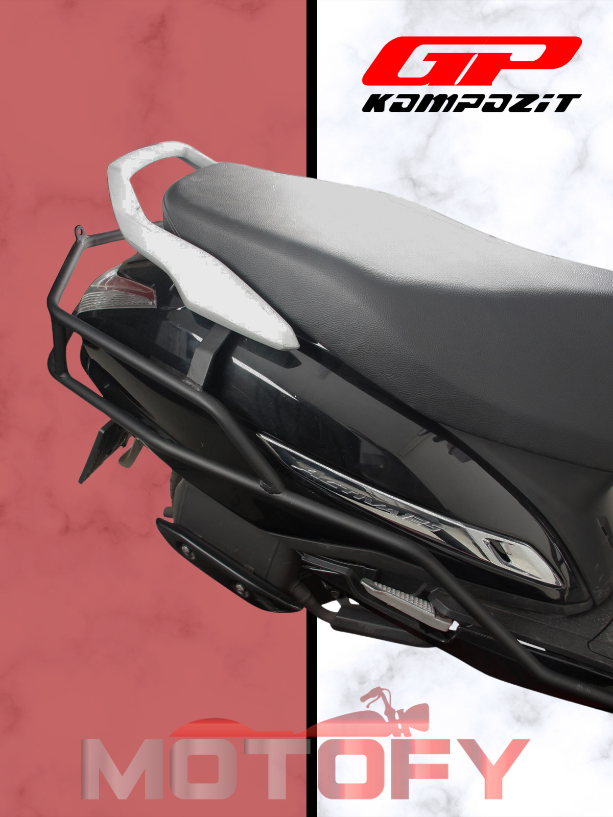 GP Kompozit Honda Activa 2023-2024 Uyumlu Motor Koruma Demiri