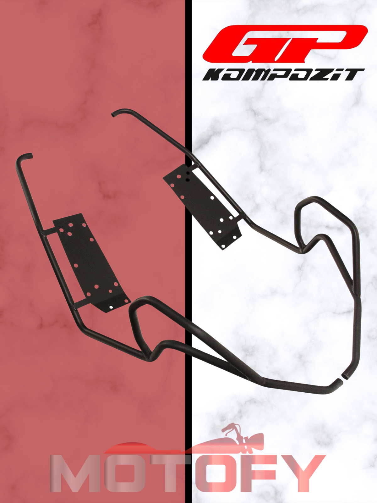 GP Kompozit Honda ADV 350 2023-2024 Uyumlu Motor Koruma Demiri Siyah