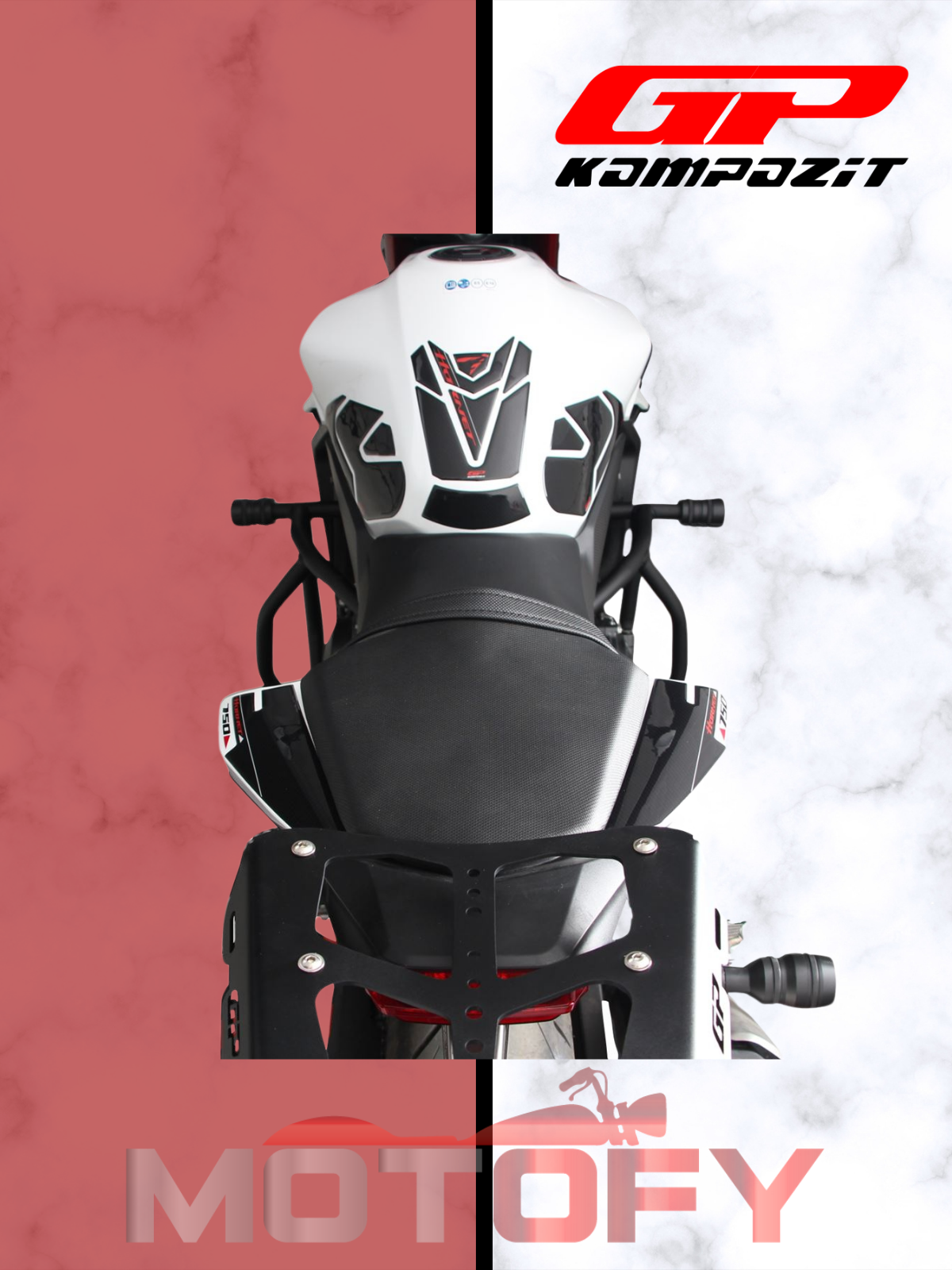 GP Kompozit Honda CB750 Hornet 2023-2024 Full Pad Seti Karbon