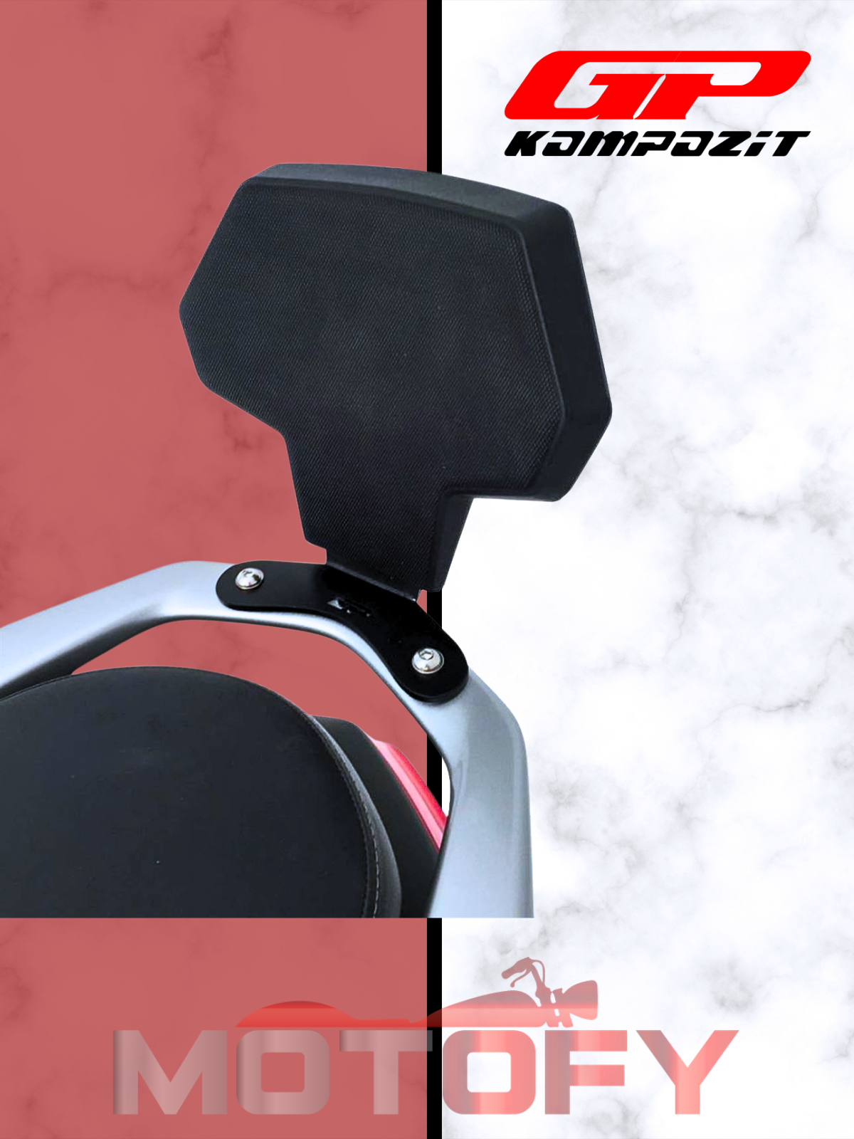 GP Kompozit Yamaha NMAX 125 / 155 2015-2024 Uyumlu Sissy Bar
