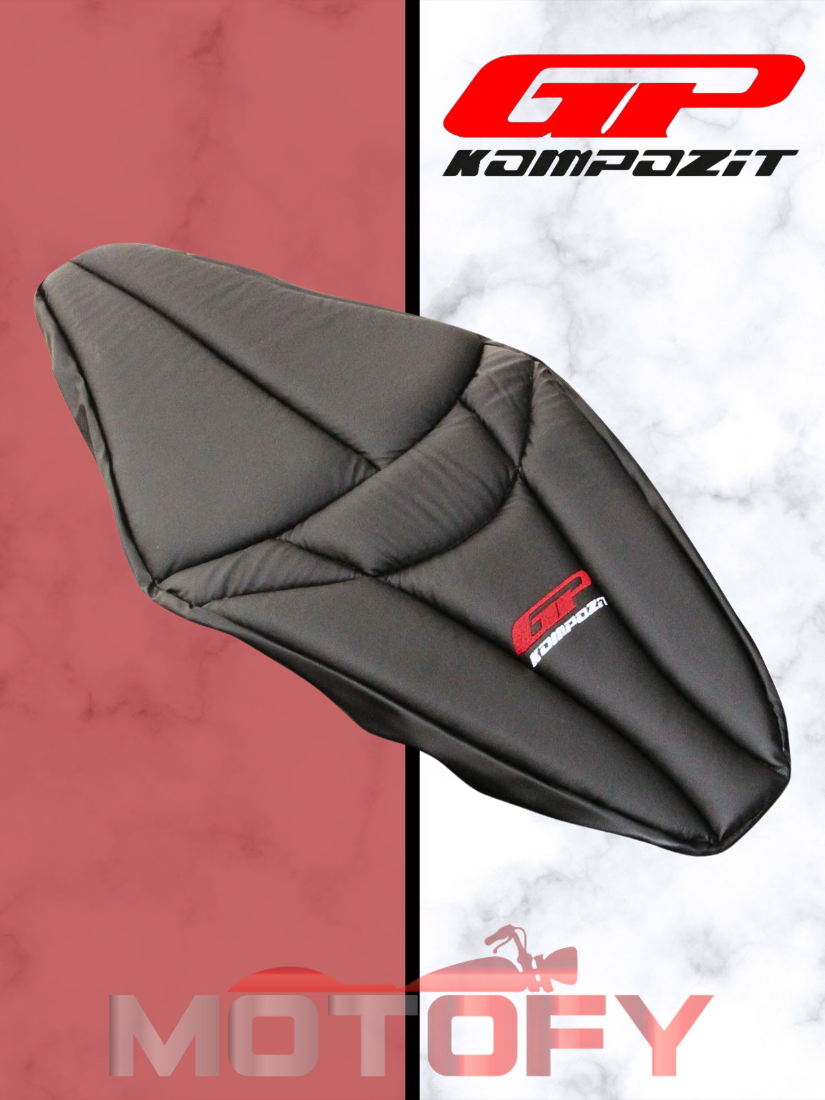 GP Kompozit Yamaha XMAX 250-400 2018-2024 Uyumlu Motosiklet Konfor Sele Kılıfı Siyah