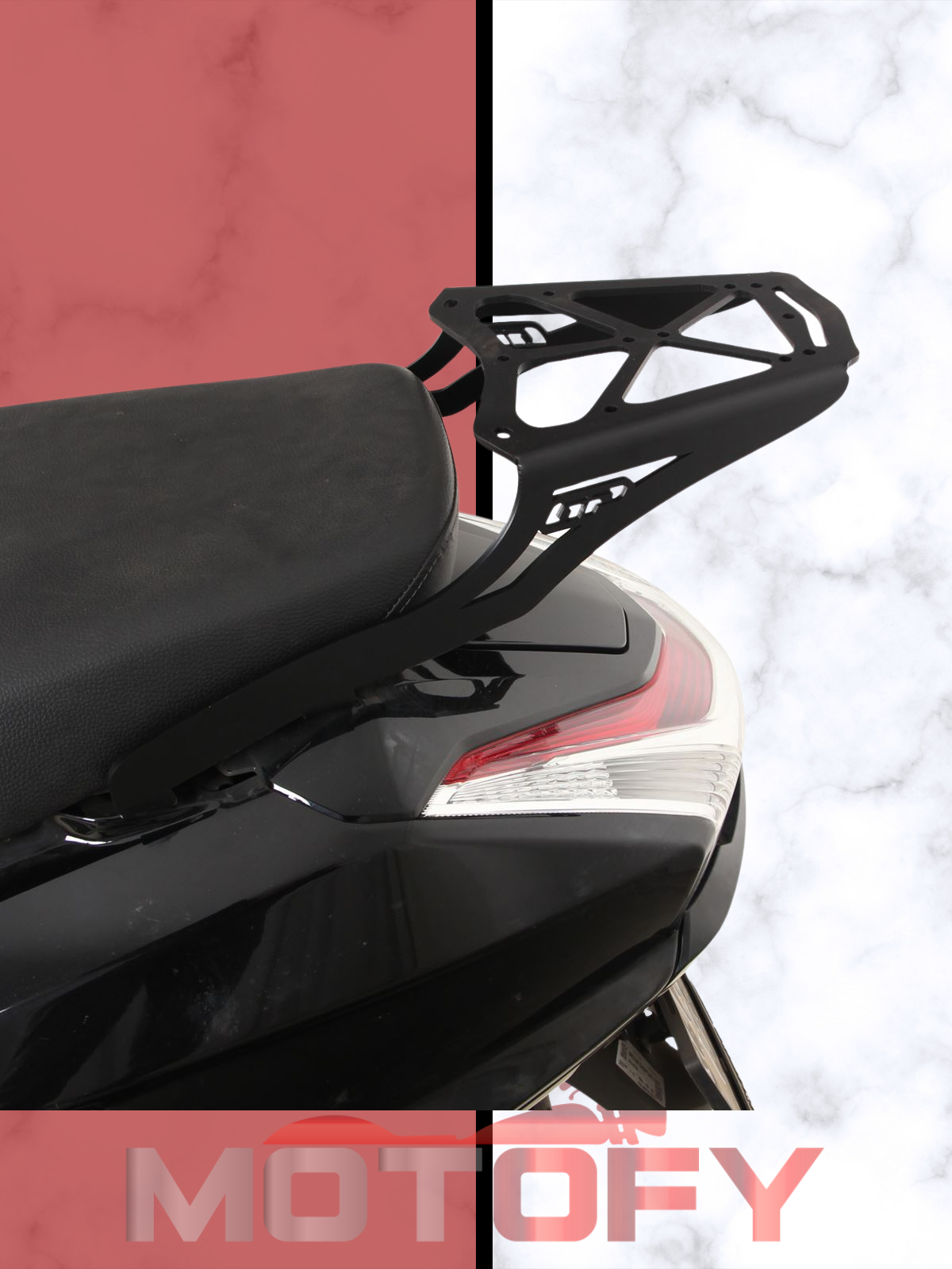 Honda Activa 2023-2024 Uyumlu Arka Çanta Demiri Siyah