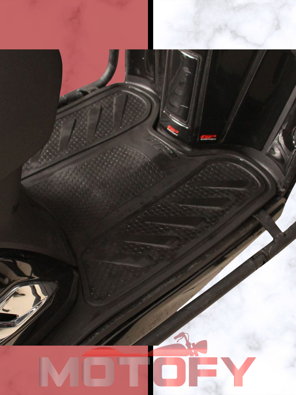 Honda Activa 2023-2024 Uyumlu Kauçuk Paspas Siyah
