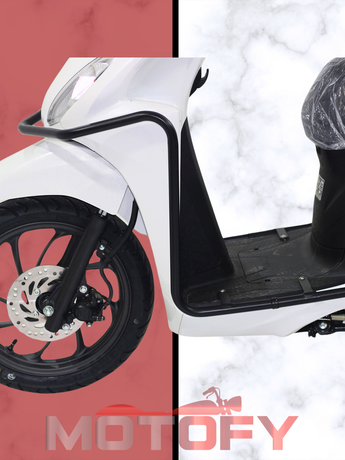 Honda Dio 2021-2024 Uyumlu Koruma Demiri Siyah