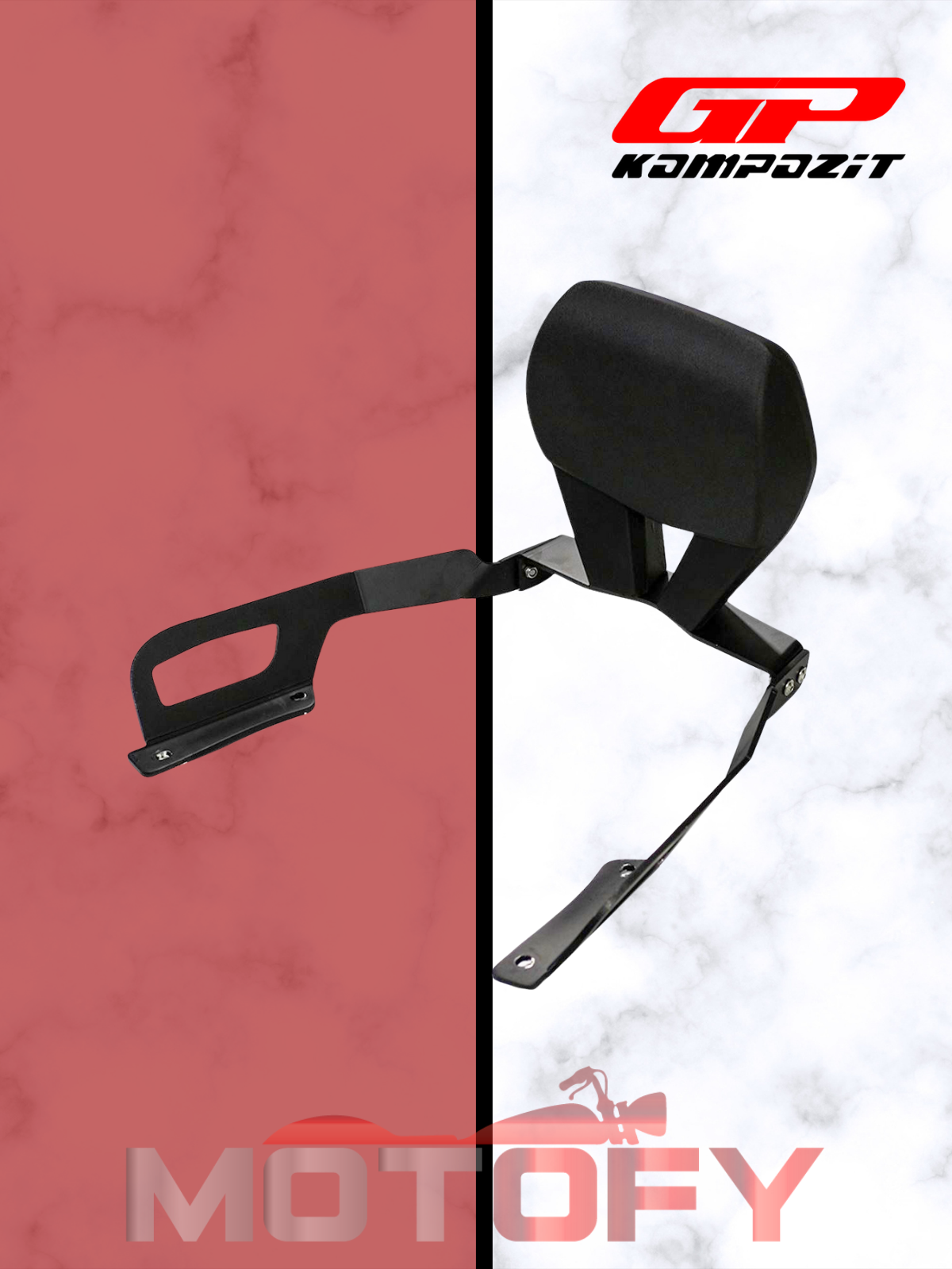 Honda Forza 250 2021-2022 Uyumlu Sissy Bar Siyah