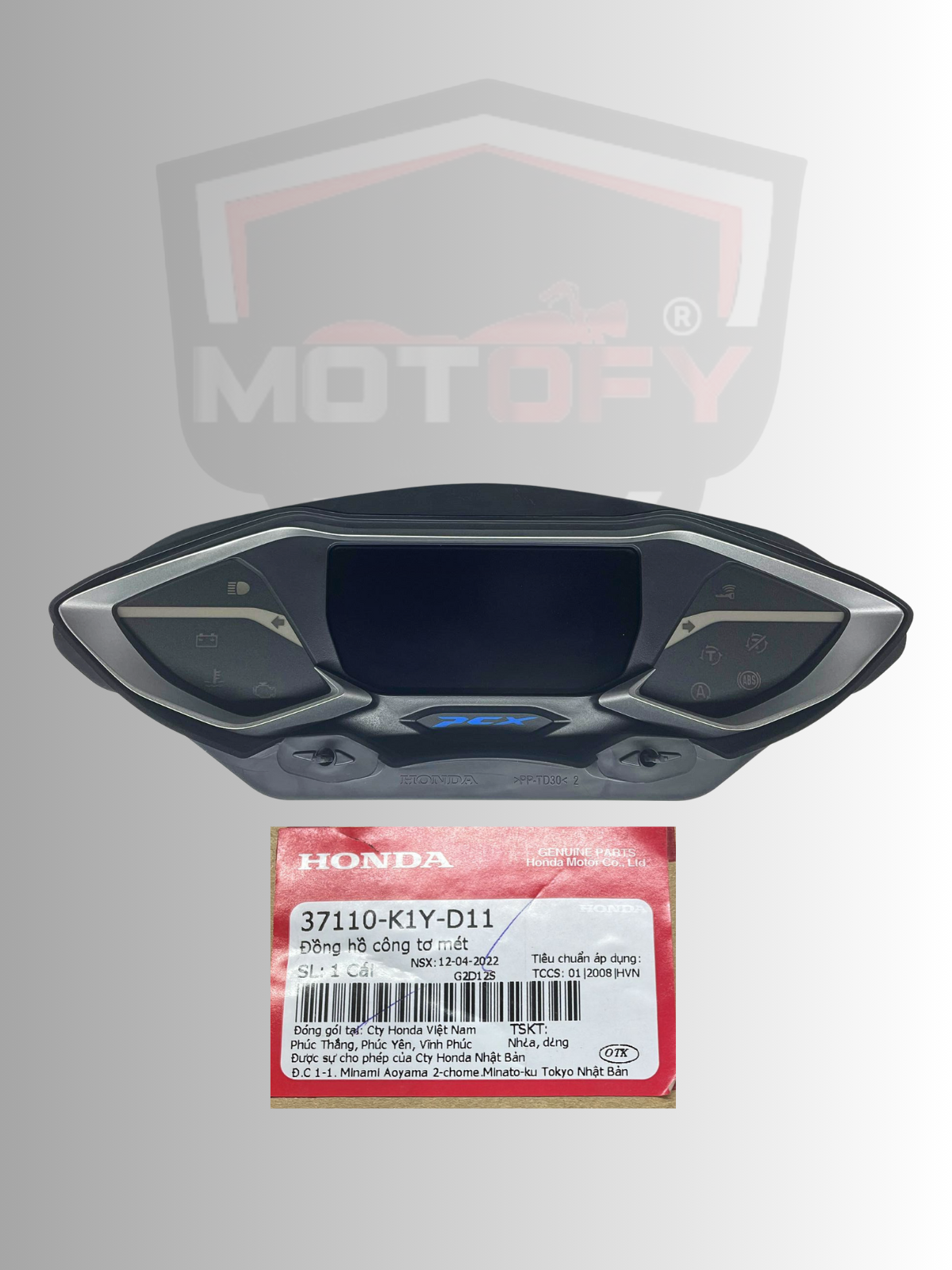 HONDA PCX 125 2021 - 2023 KİLOMETRE SAATİ GÖSTERGE PANELİ KOMPLE ORİJİNAL - 37110-KIY-D11