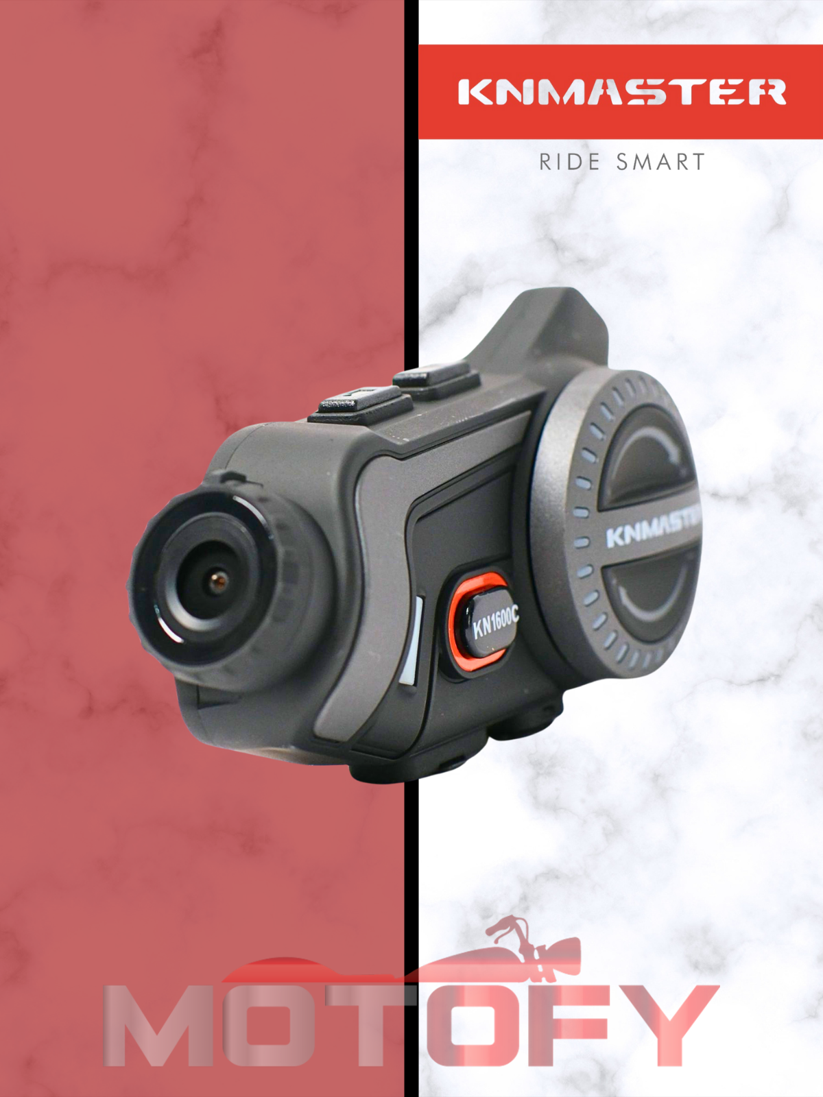 KNMASTER KN1600C KAMERALI MOTOSİKLET KASK İNTERKOMU BLUETOOTH INTERCOM KULAKLIK SETİ