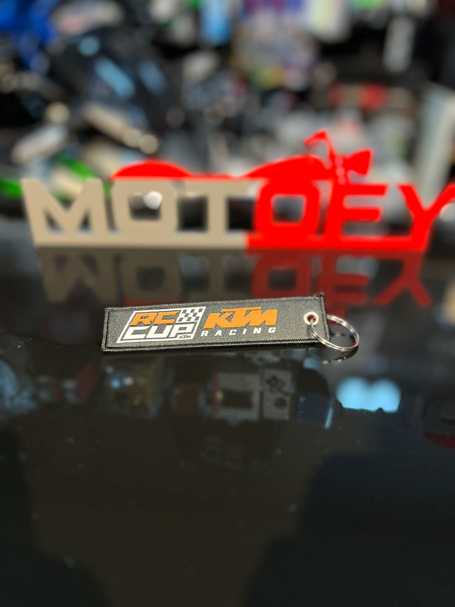 KTM RACİNG ÖRME KUMAŞ DOKUMA ANAHTARLIK