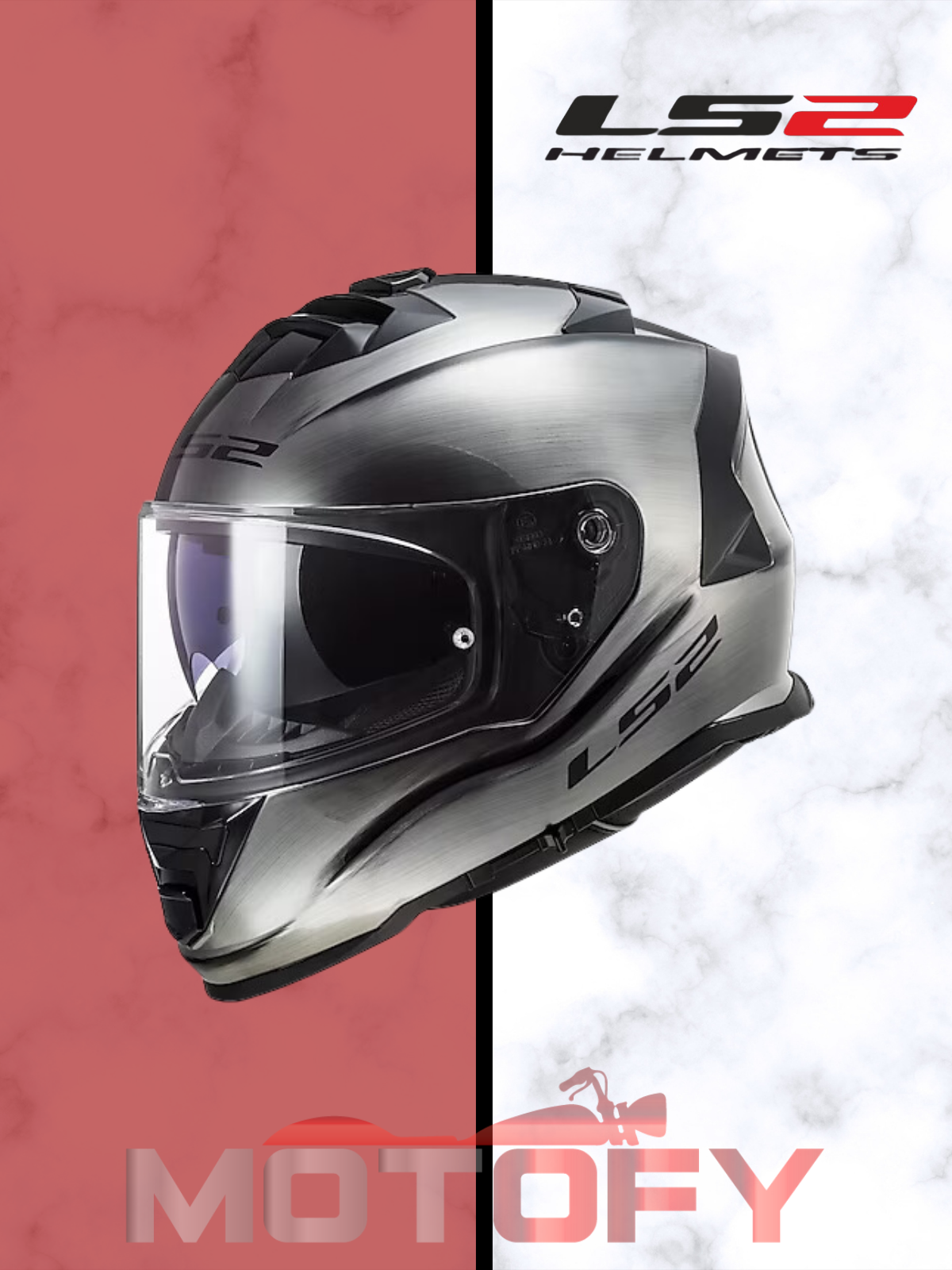 LS2 STORM 2 JEANS FULL FACE MOTOSİKLET KAPALI KASK - M - ECE 22.06