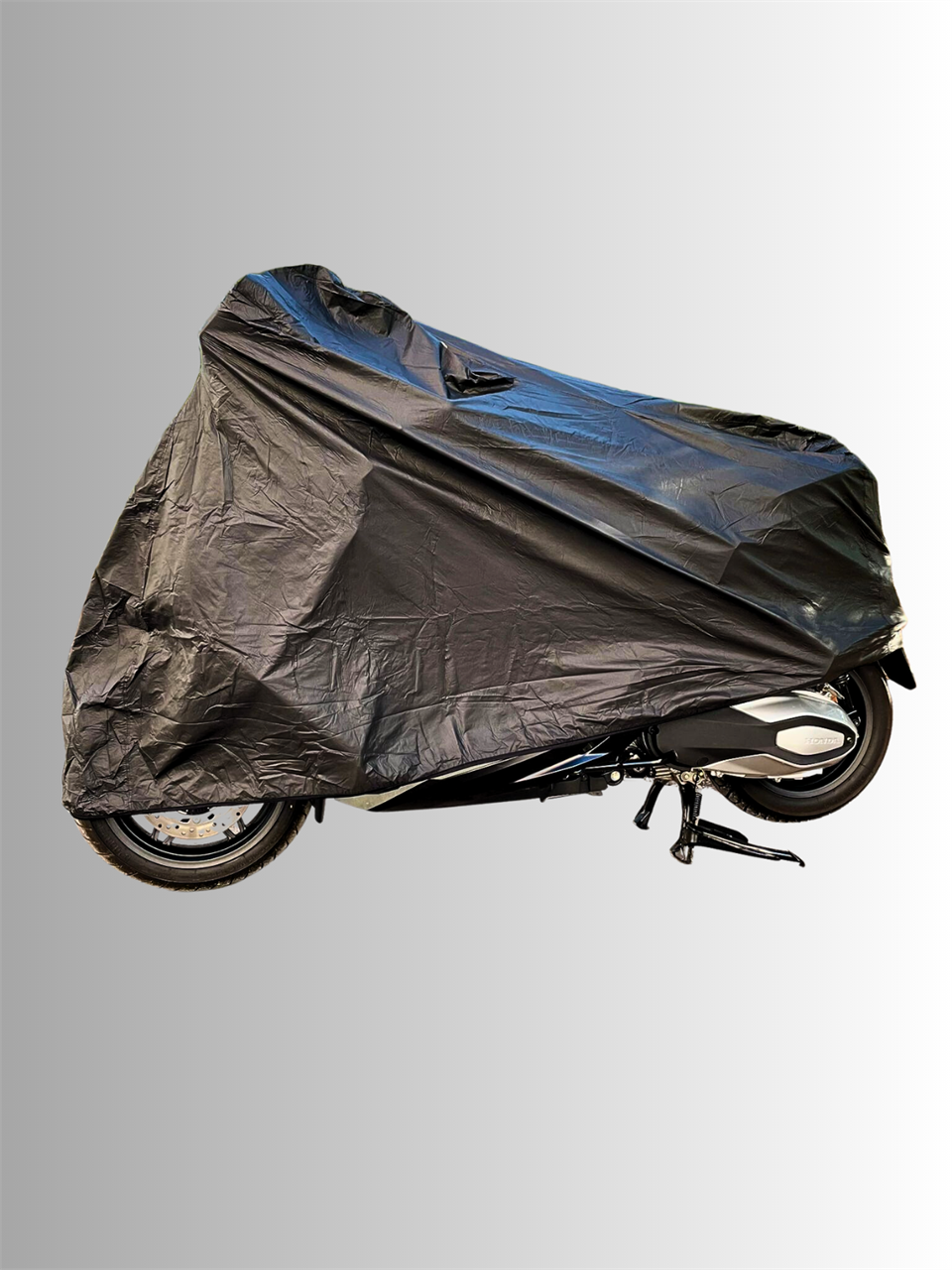 MOTOFY İÇİ MİFLONLU SU VE IŞIK GEÇİRMEZ MOTOSİKLET BRANDASI L (TAŞIMA ÇANTALI)
